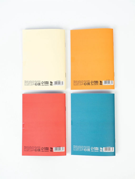 Цена за 4 шт. Блокнот А6, 32 л софт-тач «Звери», МИКС