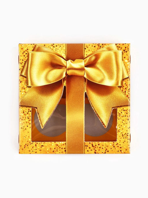 Цена за 5 шт. Коробка под 4 конфеты со скретч-слоем Бант, 10.5 х 10.5 х 3.5 см - Дарите счастье фото 2