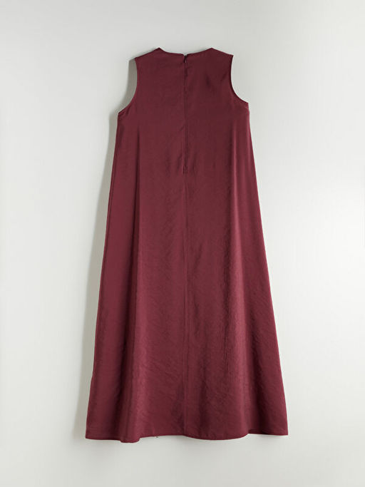 Bisiklet Yaka Modal Kar???ml? A Kesim Elbise