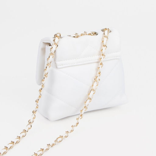 Сумка-мессенджер на клапане, цвет белый - Simaland фото 2