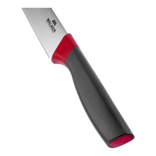 Нож разделочный для мяса Walmer Shell 20см с чехлом, цвет черный  фото 5