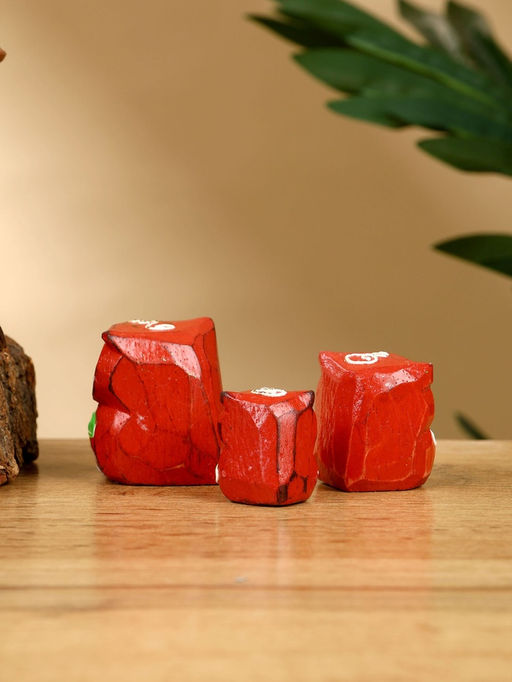 Набор сувенирный «Совята», h=4 см, h=3 см, h=2 см, дерево, коричневый