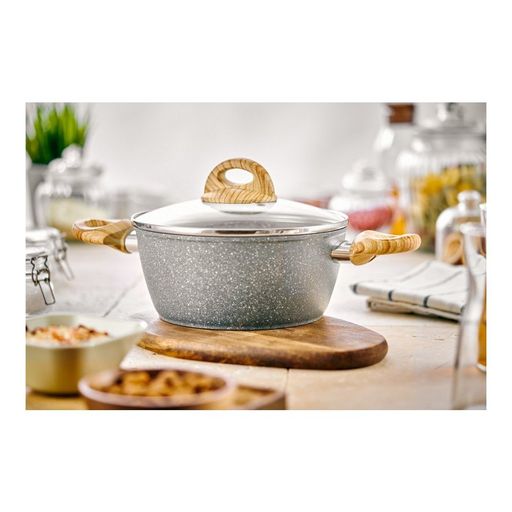 Кастрюля с крышкой Walmer Stonehenge, 2 л, цвет светлое дерево  фото 6