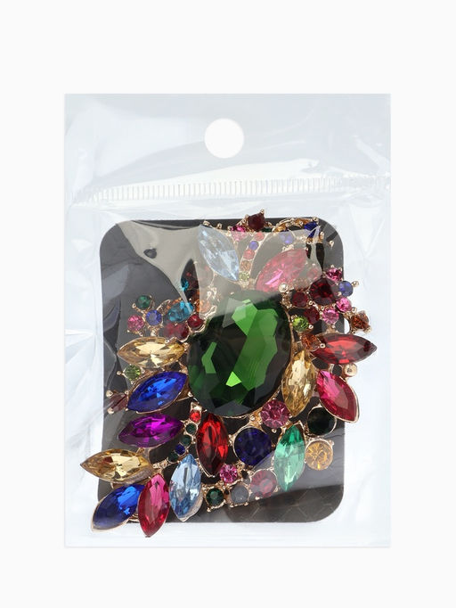 Брошь «Императрица. Орден», цветная в золоте