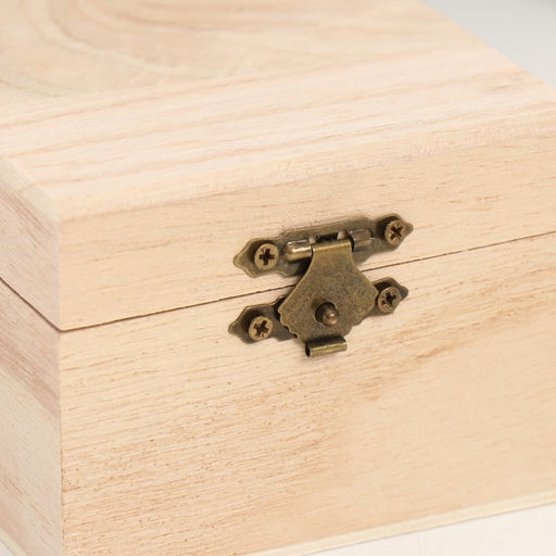 Цена за 6 шт. Шкатулка для росписи дерево «Квадрат», 6.5×8.5×8.5 см