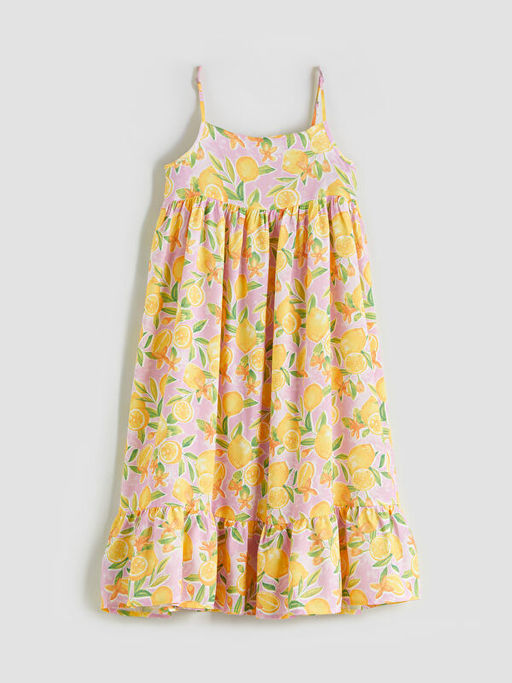 Kare Yaka K?z ?ocuk Elbise