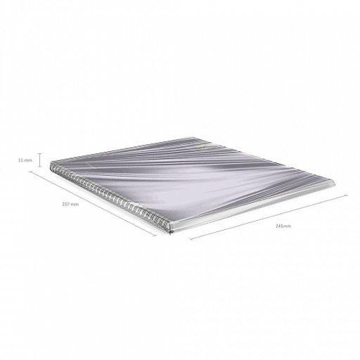 Цена за 1 шт. Тетрадь общая с пластиковой обложкой на спирали ErichKrause Manga фиолетовый, А4, 80 листов, клетка  фото 5