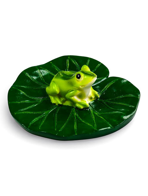 Садовая фигура 10 х 11 х 6 см водоплавающая "Лягушка"