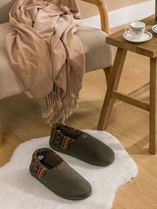 Desenli ??i Pel?? Erkek Ev Botu