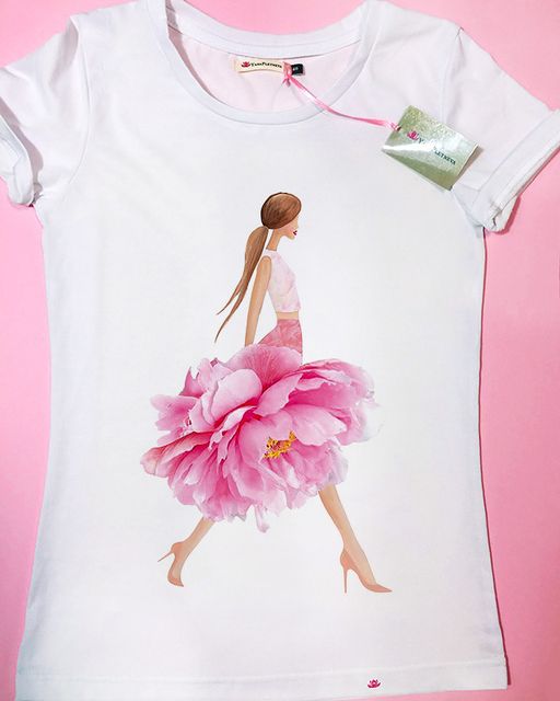 Эксклюзивная футболка Yana Pletneva упаковка плотный Zip пакет!