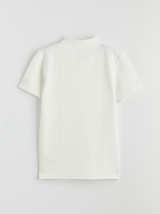 Polo Yaka Dokulu Erkek ?ocuk Ti??rt