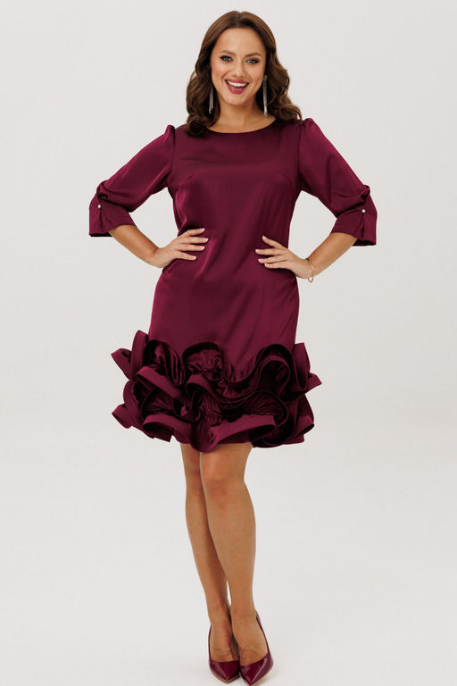 Платье Mubliz 291 бордо фото 8