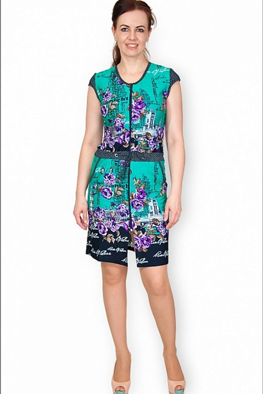 Халат женский на молнии (200-3)