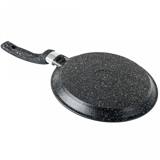 Сковорода блинная с тефлоновым покрытием д24см "Гранит", h2см, s0,3см, ручка из термостойкого пластика (Россия)
