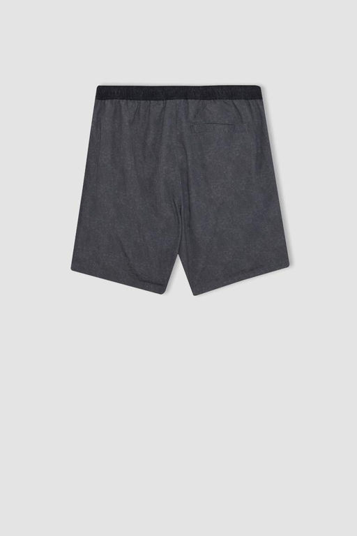 Короткие шорты для плавания стандартного кроя на сетчатой подкладке - Defacto фото 10