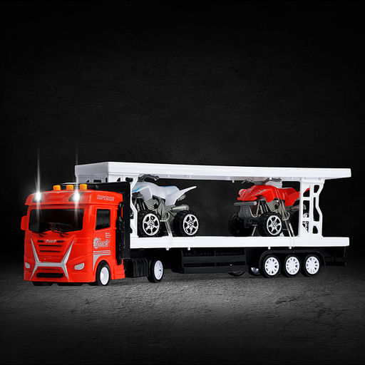 Автовоз с квадроциклами, в коробке