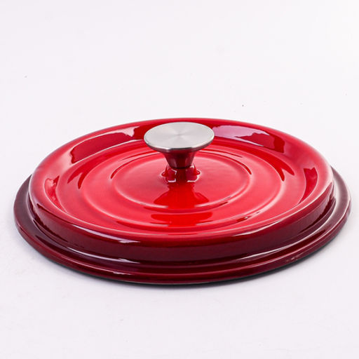 40627 Кастрюля чугун 2,6 л эмаль/покрытие красная MB (х2) - Mayer&boch фото 3