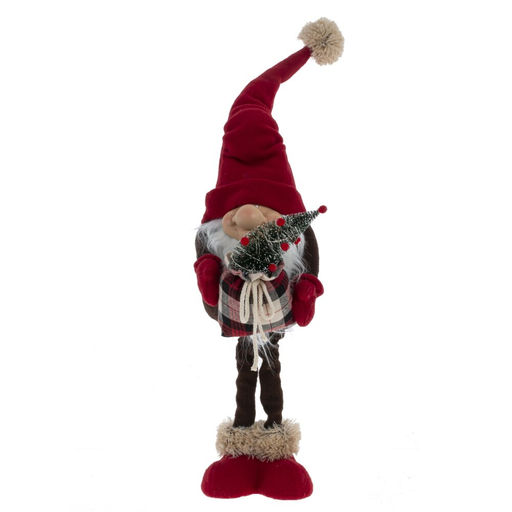 Игрушка набивная "Гном" (телескопические) (3xLR44), L21 W23 H78/35 см, 2в.