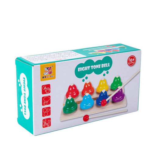Музыкальная игрушка «Восьми тональные колокольчики» 23×6×12.5 см