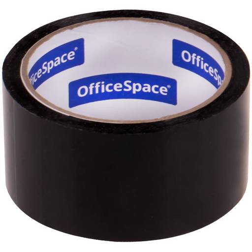 Клейкая лента 48мм*40м" OfficeSpace" черная (КЛ_18878)