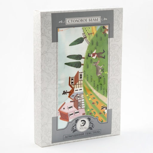 Набор столовый Этель Тоскана, скатерть 110х150 см, салфетки 40х40 см-4шт, 100% хлопок  фото 17