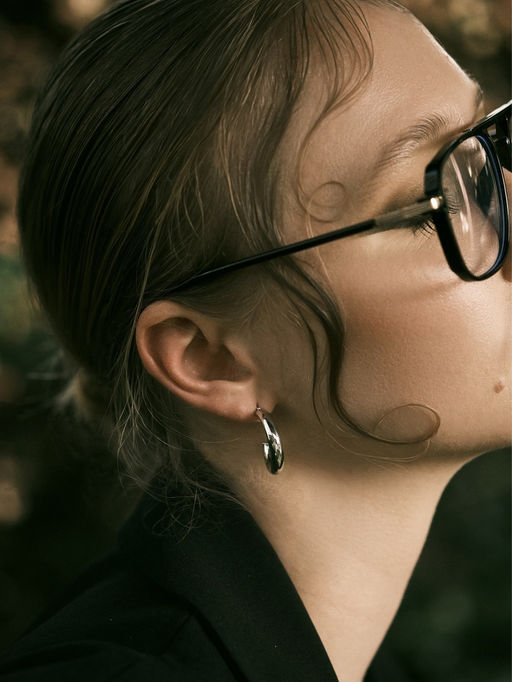 Серьги набор 5 пар Леди линии, цвет белый в серебре - Queen fair фото 6