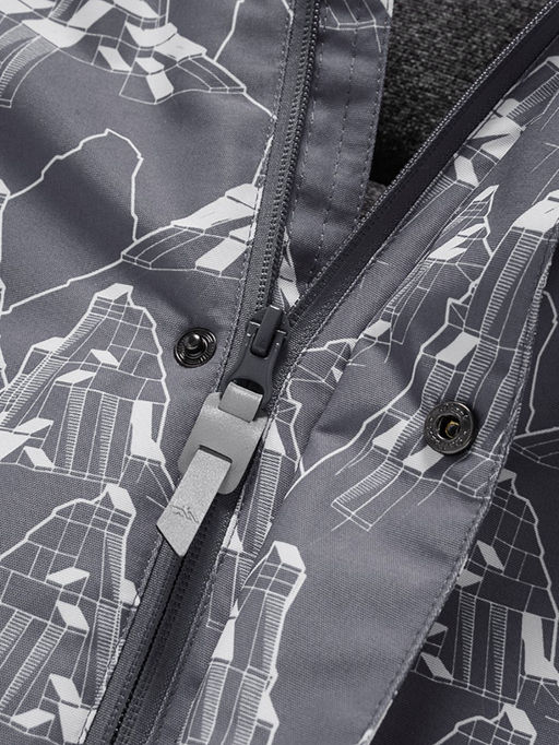 Горнолыжный костюм Valianly детский для мальчика серого цвета 9205Sr  фото 7