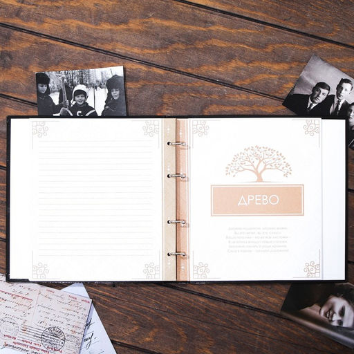 Родословная книга Книга моей семьи, 84 страницы, 24 х 24 х 3 см. - Семейные традиции фото 8