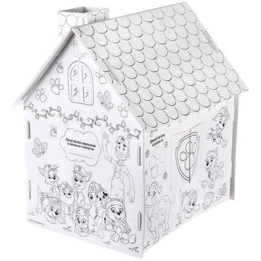 Домик-раскраска 3 в 1 Paw patrol, набор для творчества  фото 3