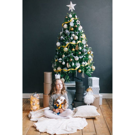 Цена за 2 шт. Звезда на ёлку (верхушка) млечный путь, 2222 см, белый - Зимнее волшебство фото 5