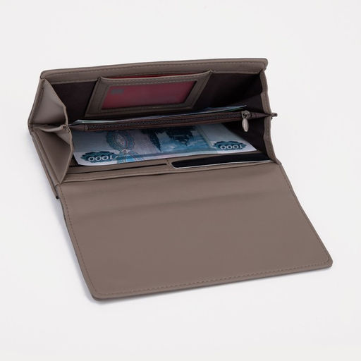 Кошелёк на магнитах, цвет серый - Simaland фото 5