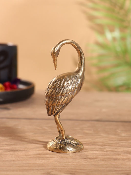 Сувенир «Журавль», 5×3×10 см, бронза