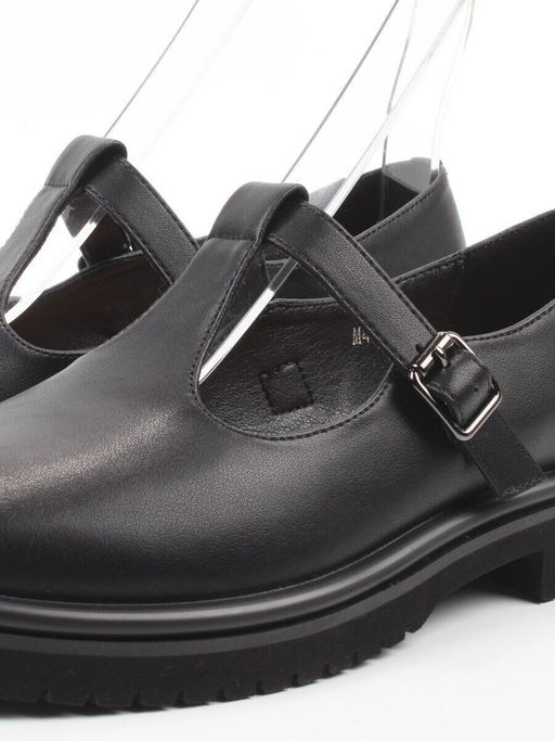 06-M47-13 BLACK Туфли женские (натуральная кожа)