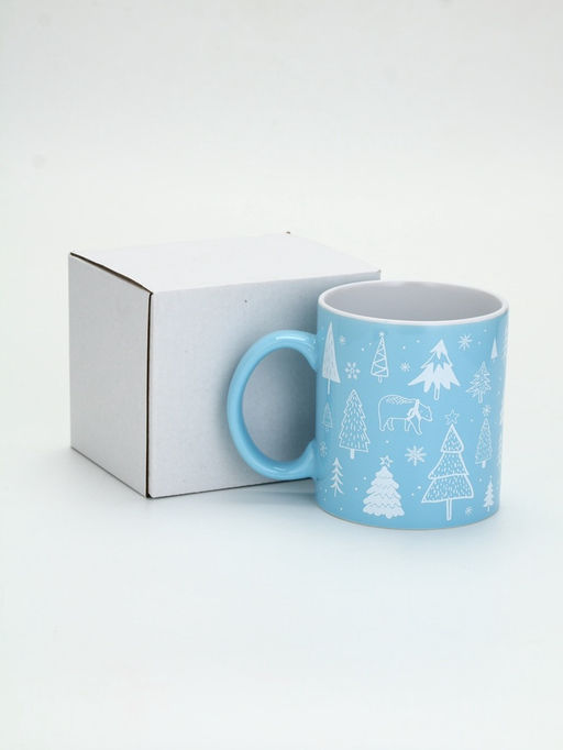 УЦЕНКА Кружка Новогодний лес, 530 мл