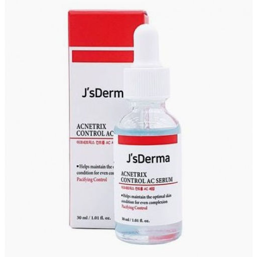JsDerma Acnetrix Control AC Serum, 30ml - Сыворотка с цинком для проблемной кожи