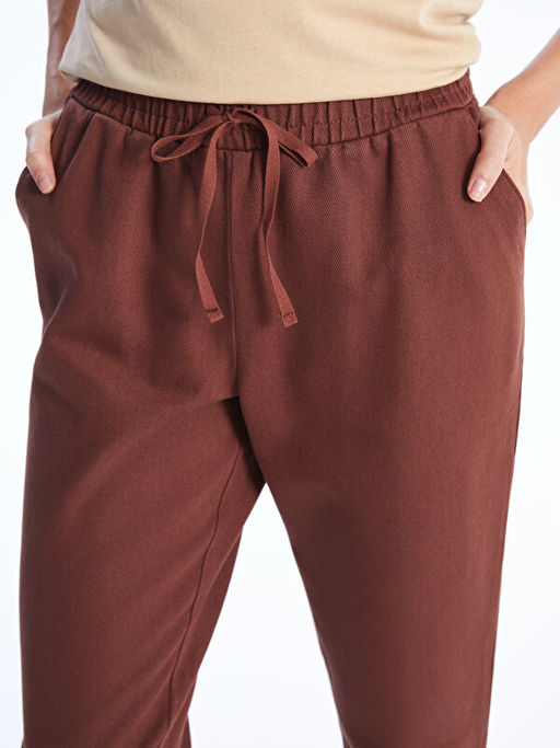 Beli Lastikli Standart Fit Kad?n Pantolon