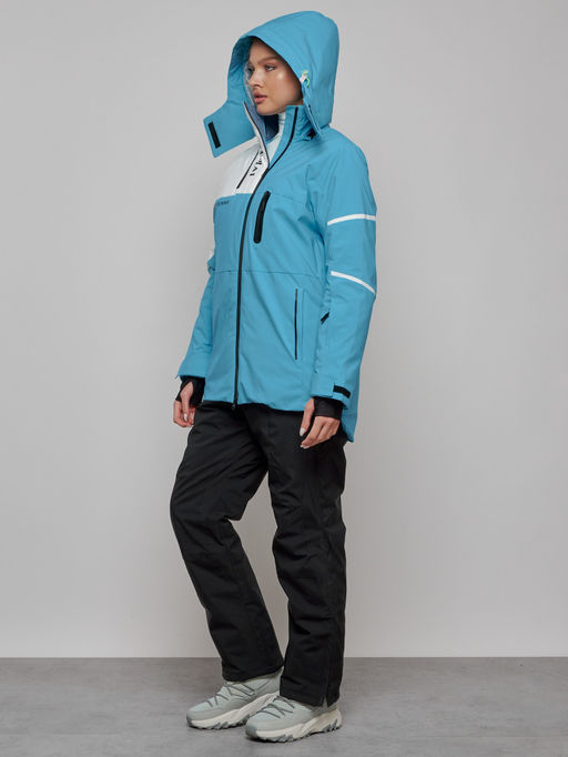 Горнолыжный костюм женский зимний голубого цвета 02321Gl - Chunmai фото 2