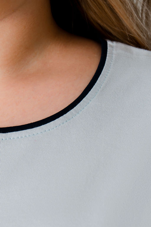 Арт. 31114 Футболка женская 50-58 (5 шт) Цвет:Голубой - Калинка фото 19