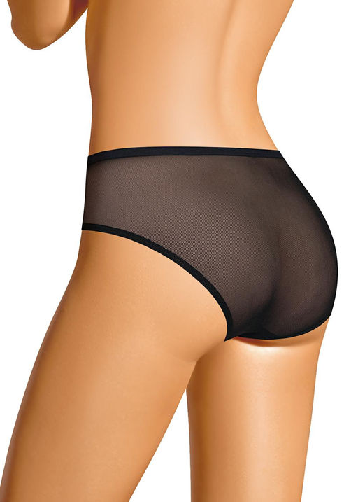 CLE C1167/1 Трусы жен. Кружево хлопок чёрный - Clever wear фото 2