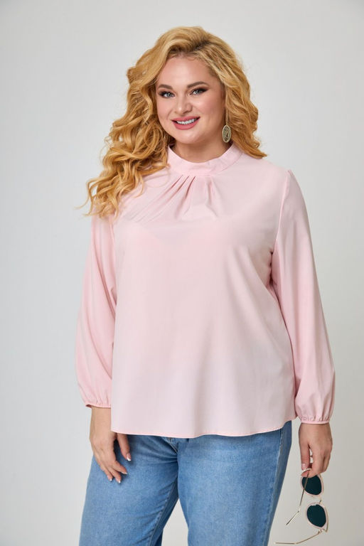 Блуза ANELLI 1085 розовый  фото 3