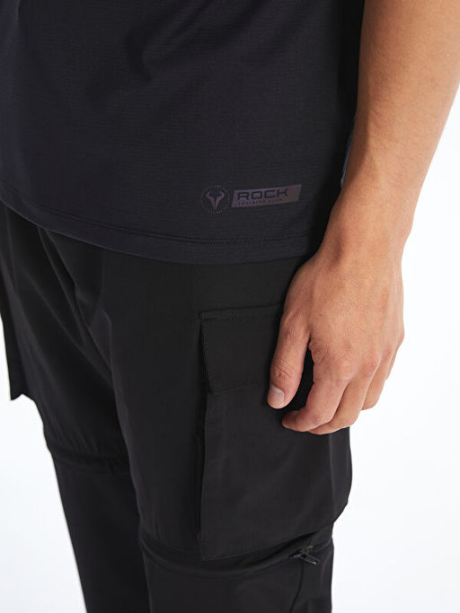 Bisiklet Yaka Erkek Spor Ti??rt