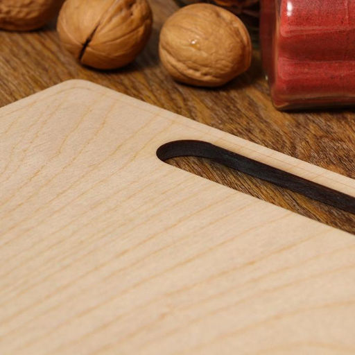 Доска разделочная двухсторонняя, прямоугольная, ручка вырез, 34230.6 см - Simaland фото 2