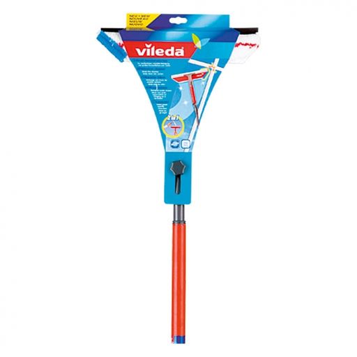 Очиститель окон 2в1 с телескопической ручкой