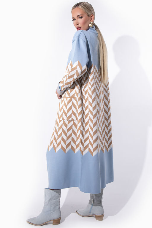 Кардиган Будь эксклюзивной! (небо) - Эльза фото 6