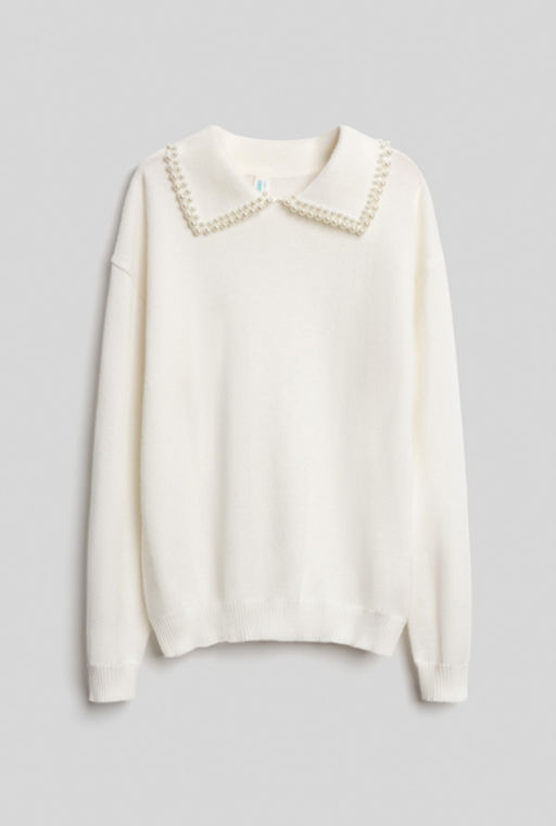 Джемпер детский для девочек Rafaela молочный - Acoola фото 2