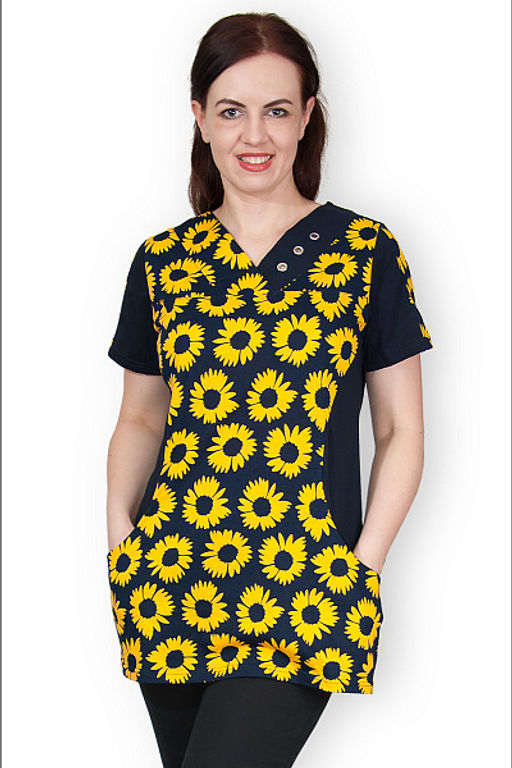 Туника трикотажная с карманами (257-7)