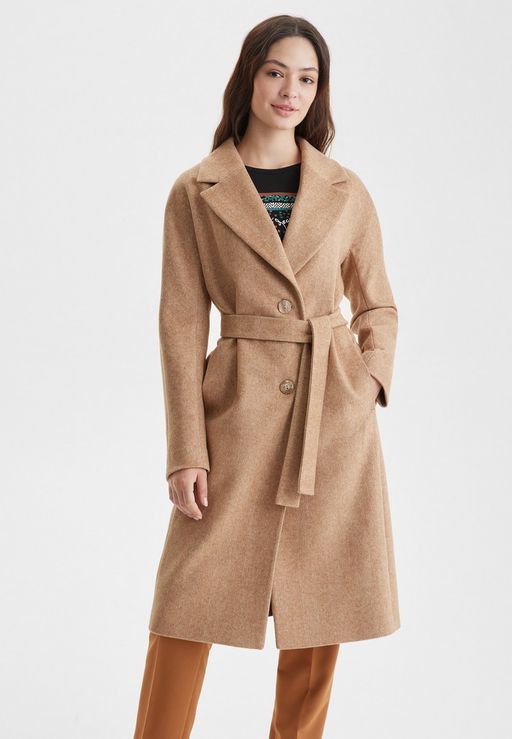 Пальто женское LA-201337-LС, 
светлый кэмел - Steinberg фото 2