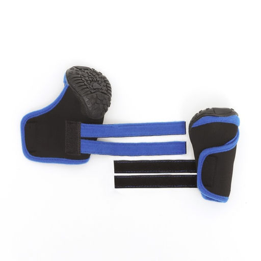 Ботинки высокие для больших собак, набор 4 шт, размер L (подошва 10 х 7 см), чёрно-синие - Simaland фото 12