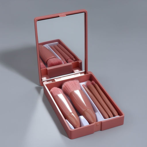 Набор кистей для макияжа PASTEL BLUSH, 5 шт., персиковый