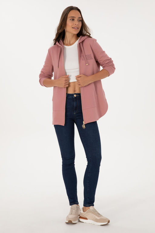 Kad_n Orkide Basic Sweatshirt Sepette S_rpriz _ndirim - U.s. polo assn фото 4